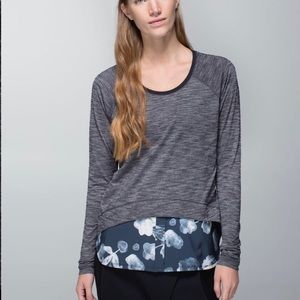 Lululemon Layered Long Sleeve Tee Shirt